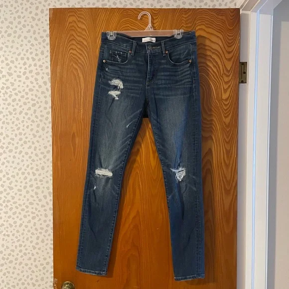 Loft Modern Skinny Distressed Jean, 27. - Picture 1 of 5